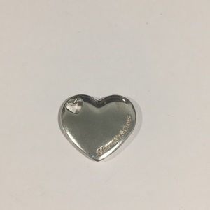 Tiffany & Co.  Silver Full Heart ❤️ Pendant